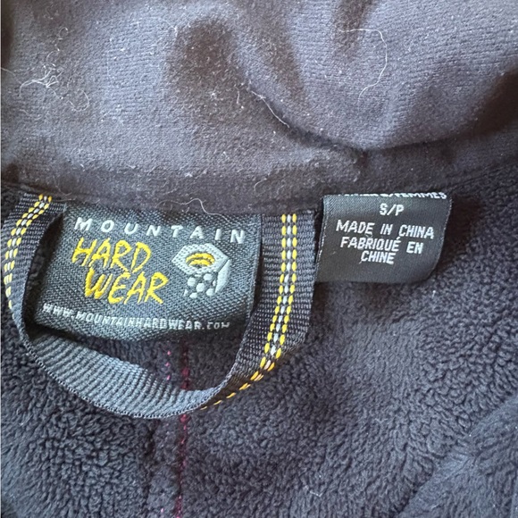 Mountain Hardware Full Zip Fleece Jacket Womens Sz S Magenta Coat - Picture 4 of 10